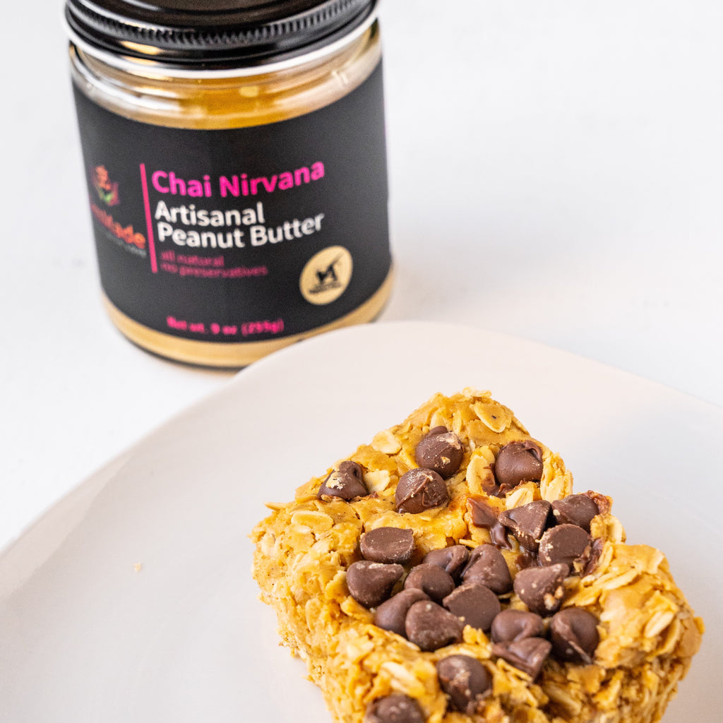 OmMade Chai Nirvana Peanut Butter No Bake Granola Bars
