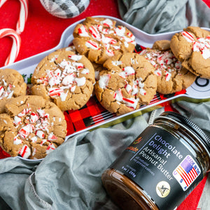 OmMade Chocolate Delight Candy Cane Cookies