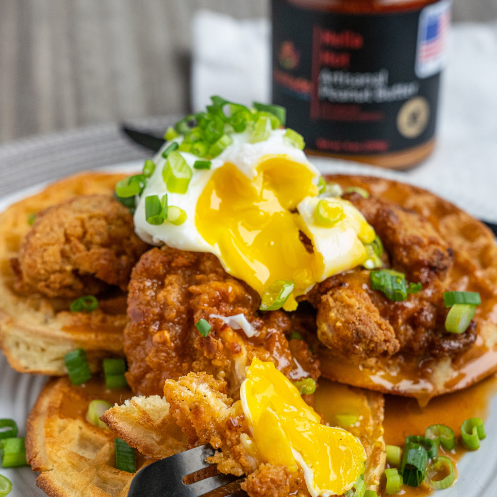 OmMade Hella Hot Chicken & Waffles
